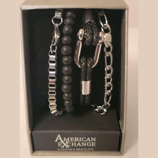 American Exchange Men Combo Bracelet